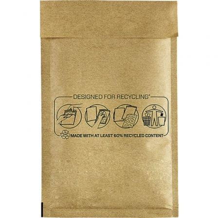 Fellowes Bolsa de Burbujas Bankers Box Nº 12 120x210mm Kraft Pack de 10 Fellowes Bolsa de Burbujas Bankers Box Nº 12 120x210mm Kraft Pack de 10